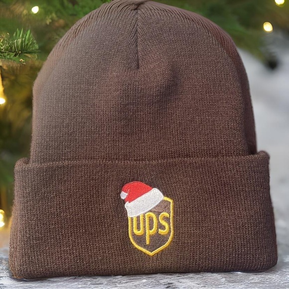Other Ups Santa Hat Brown Beanie Poshmark